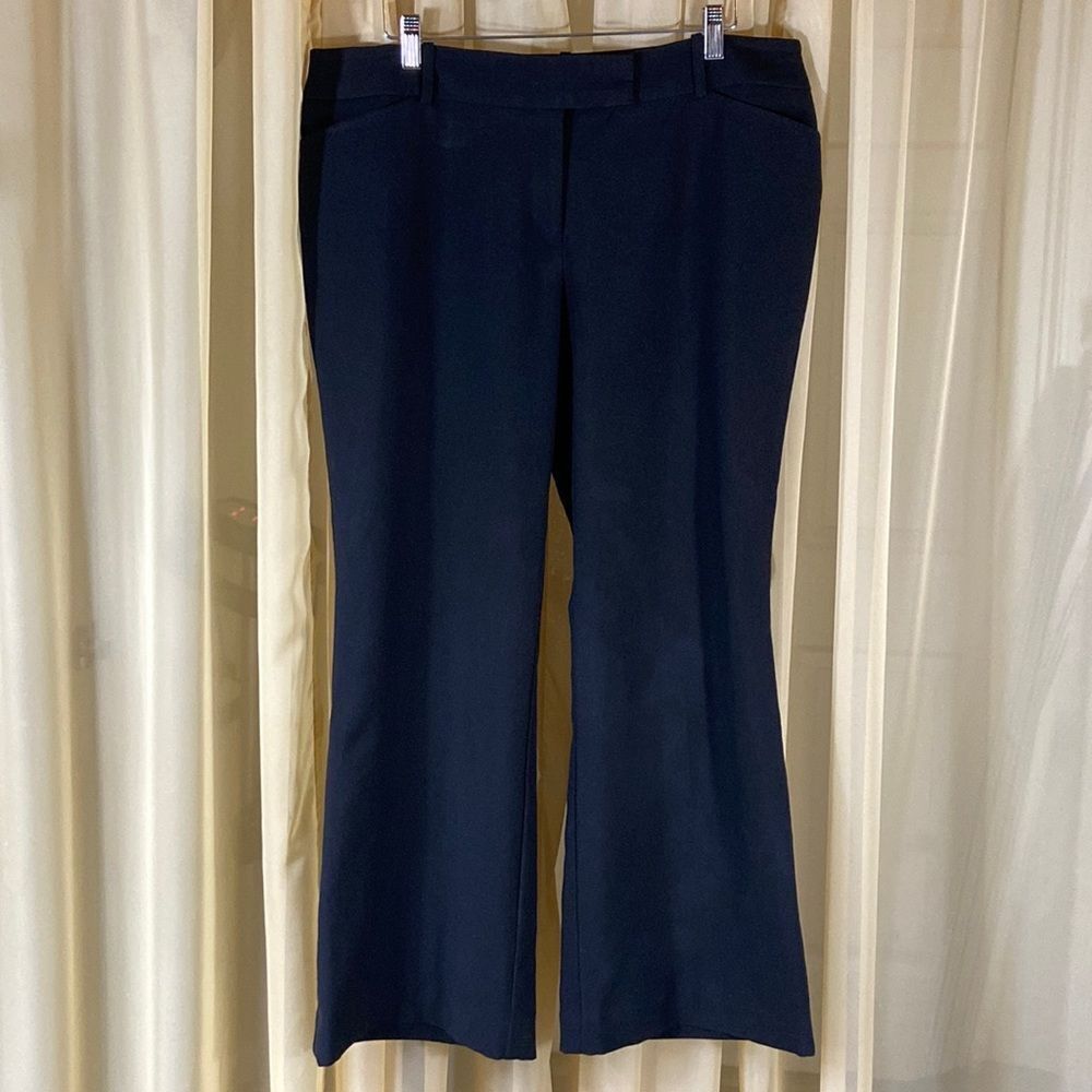 10/$50 GEORGE WOMAN PANTS DRESS BLACK PLAS SIZE 16P